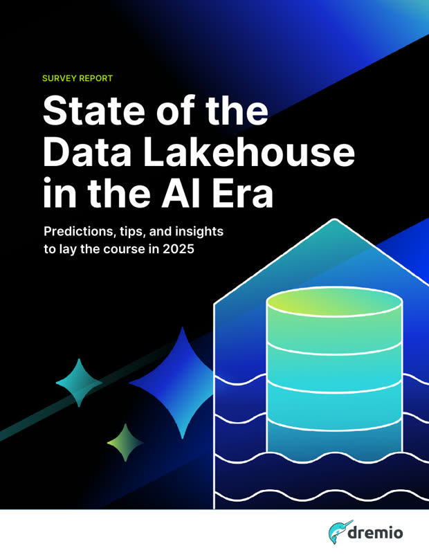 State of the Data Lakehouse survey report — cover design