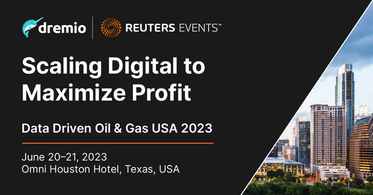 Dremio and Reuters Events — co-branded event graphic
