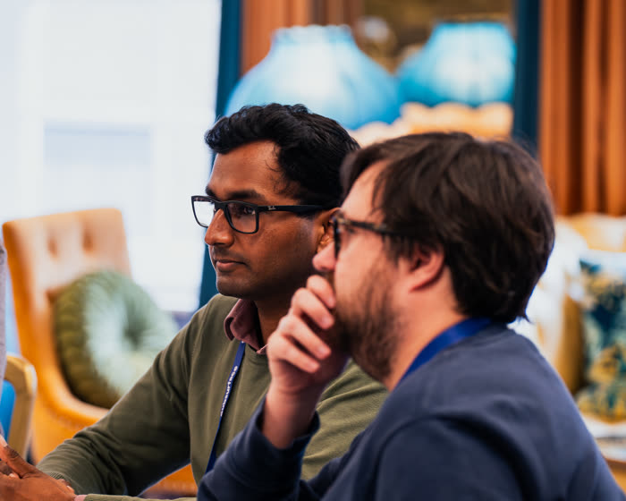 Event photography — candid conversation