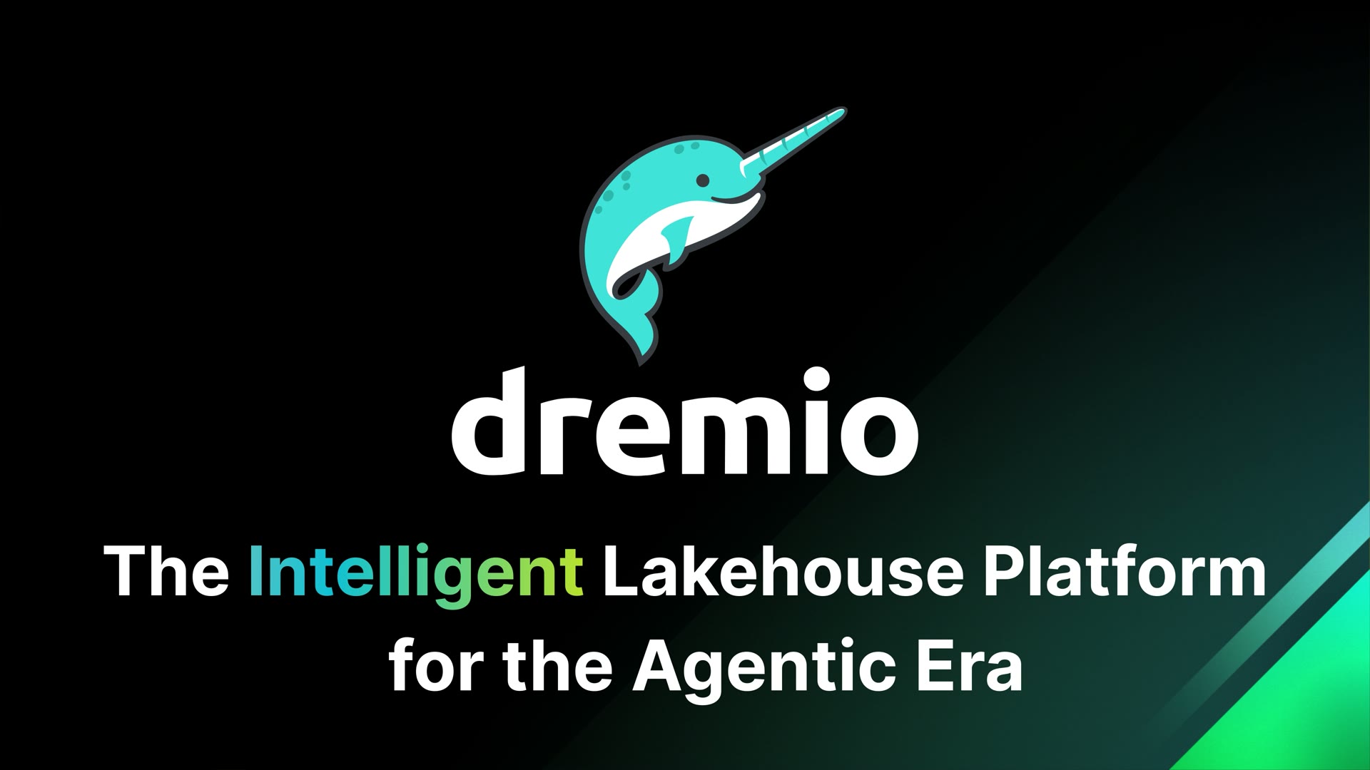 Booth video, logo reveal · Dremio · Design and animation · 2025