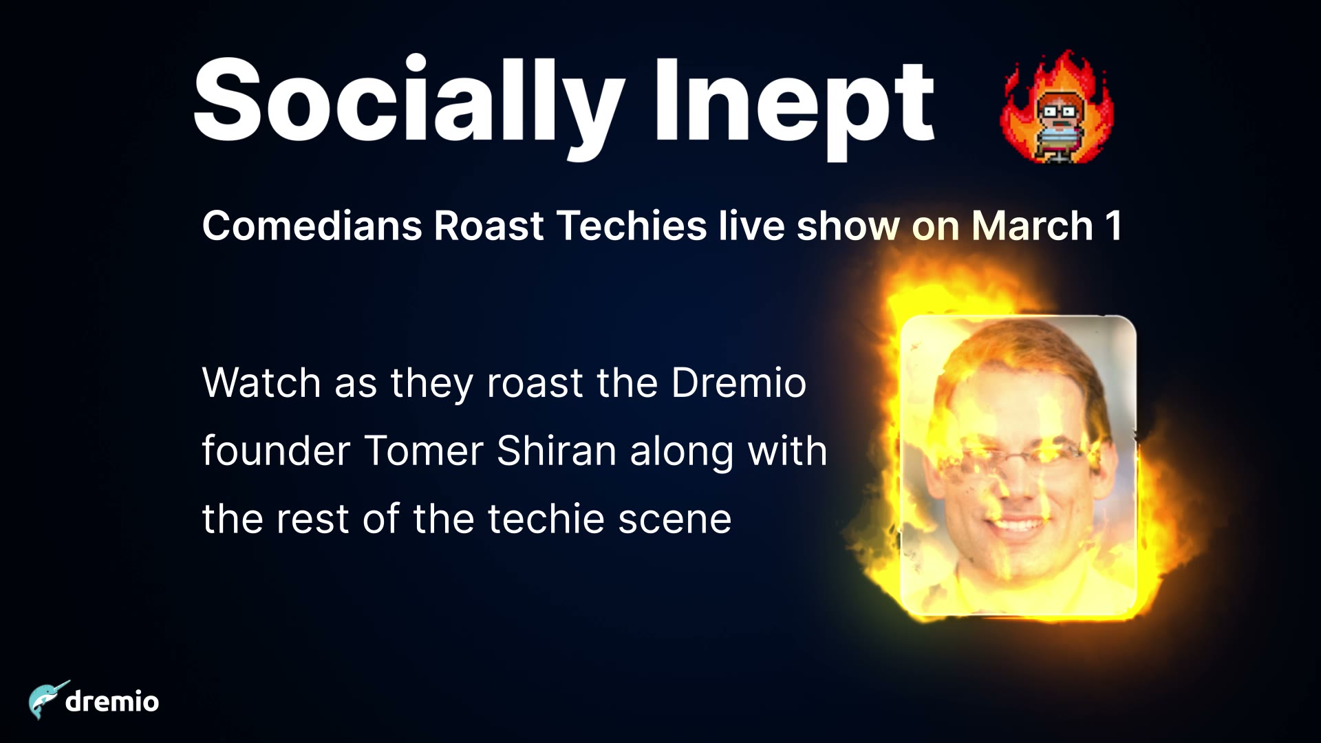 Tech roast promo, Subsurface · Dremio · Design and animation · 2023
